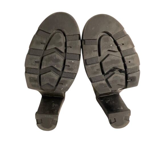 MARC FISHER LTD Green Suede RAMIO Pull On Lug Sole Ankle Boots Sz 7.5 NWOB - Picture 7 of 9